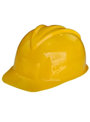 Construction Worker Kids Yellow Costume Hard Hat