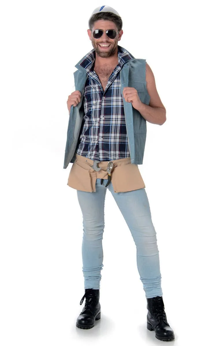 Construction Worker Mens Village People Costume