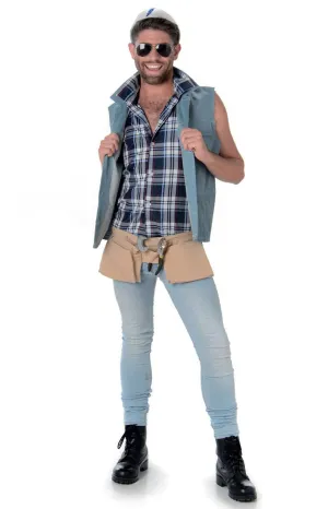 Construction Worker Mens Village People Costume