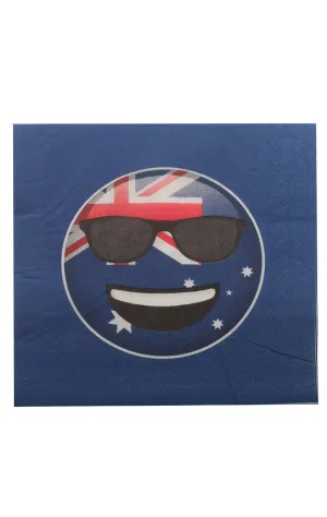 Cool Dude Emoji Australian Novelty Napkins