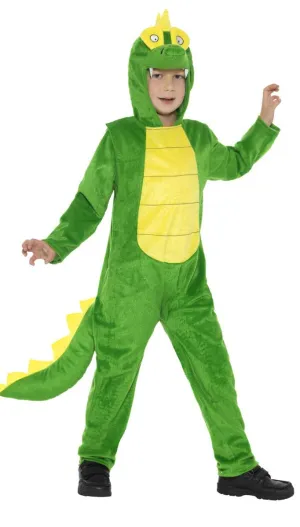 Cool Green Crocodile Boys Animal Onesie Costume