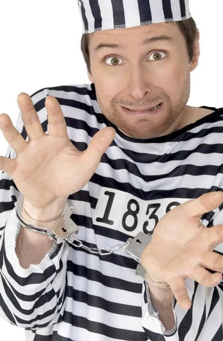 Cops and Robbers Novelty Silver Handcuffs