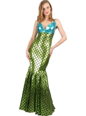 Coral Reef Mermaid Womens Fancy Dress Costume