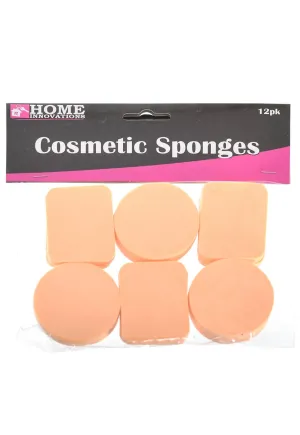 Cosmetic Makeup Sponges - 12 Pack