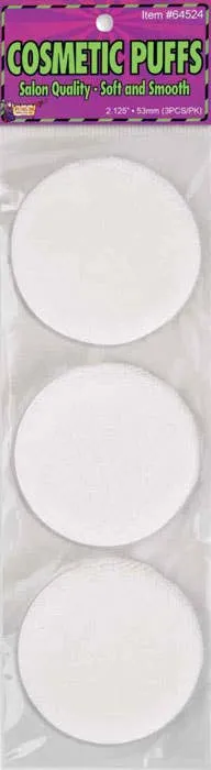 Cosmetic Powder Puffs - 3 Pack