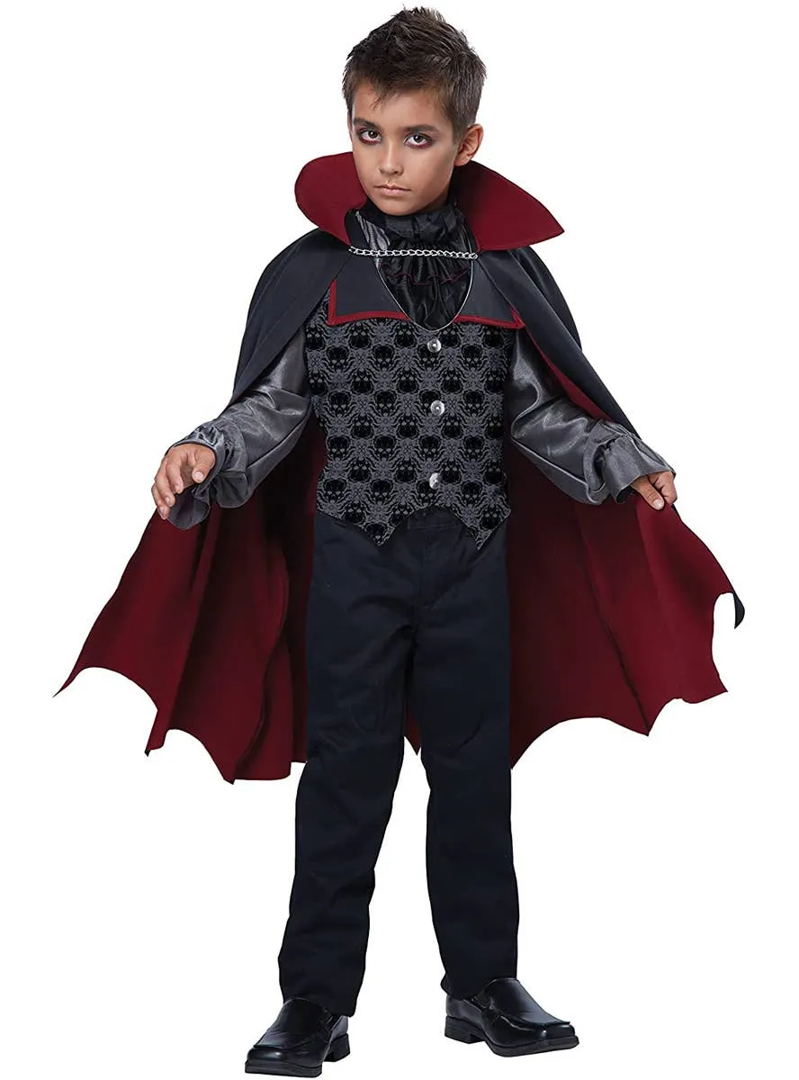 Count Bloodfiend Boys Vampire Halloween Costume