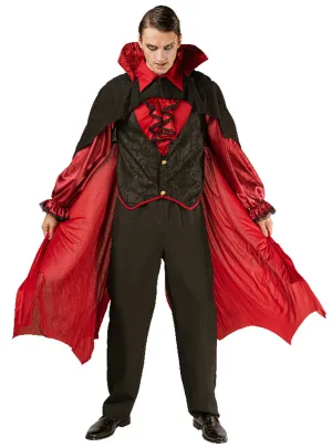 Count Dracula Vampire Lord Mens Halloween Costume