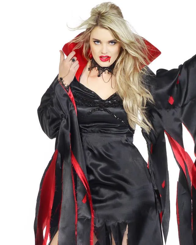 Countess Bloodthirst Womens Vampire Halloween Costume