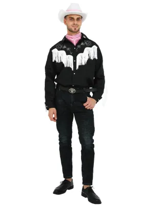 Cowboy Doll Mens Black Western Costume