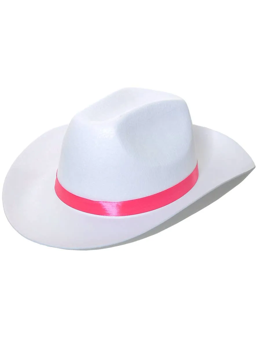Cowgirl Barbie Inspired White Costume Hat