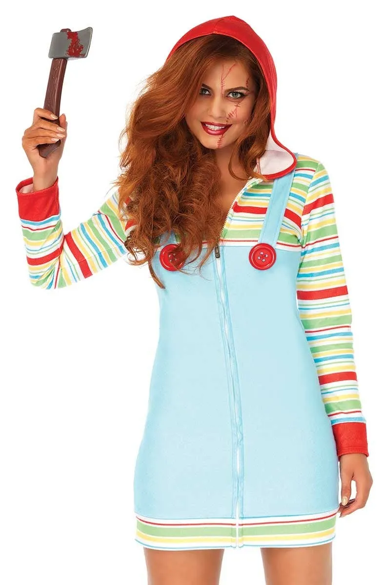 Cozy Killer Doll Womens Halloween Costume