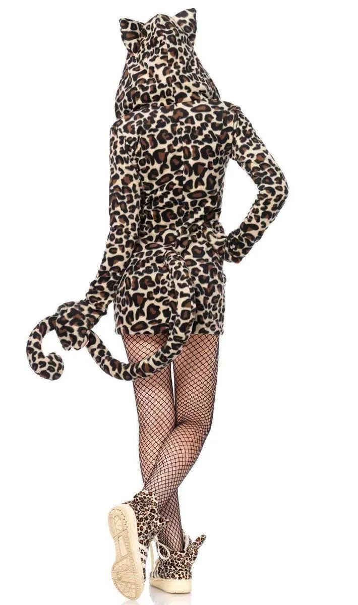 Cozy Leopard Womens Animal Costume