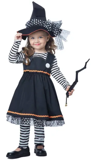 Crafty Little Witch Toddler Girls Halloween Costume