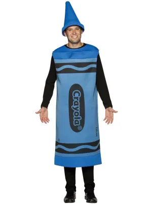 Crayola Adults Novelty Blue Crayon Costume