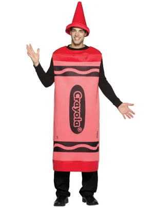 Crayola Adults Novelty Red Crayon Costume