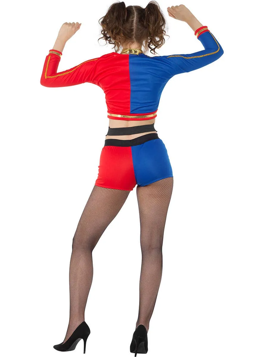 Crazy Rebel Girl Womens Harlequin Costume
