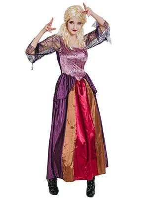 Crazy Witch Womens Hocus Pocus Halloween Costume