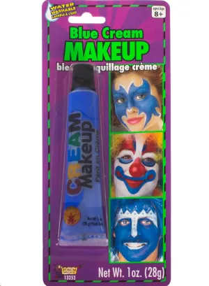 Cream Make Up Blue Face Paint