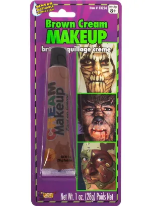 Cream Make Up Brown Face Paint