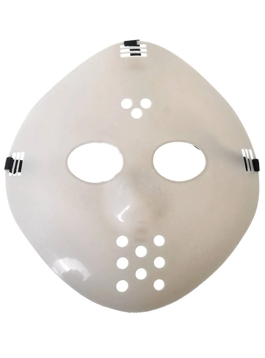 Cream White Jason Halloween Costume Hockey Mask