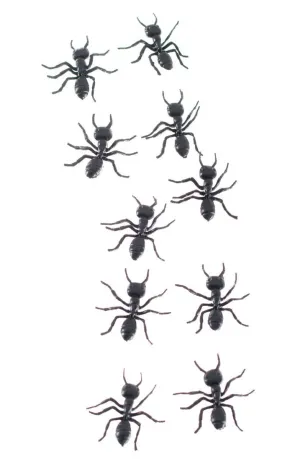 Creepy 10 Pack of Halloween Rubber Ants