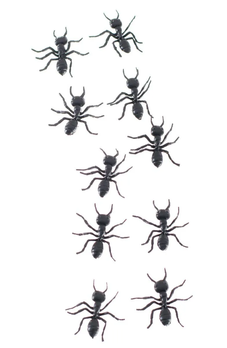 Creepy 10 Pack of Halloween Rubber Ants