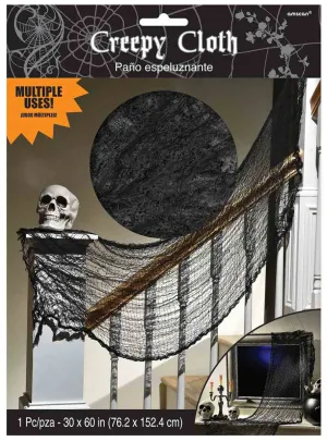 Creepy Black Net Cloth Draping Halloween Decoration