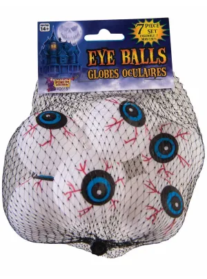 Creepy Bloodshot Eyeballs - Pack of 7