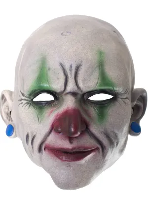 Creepy Clown Face Latex Halloween Costume Mask