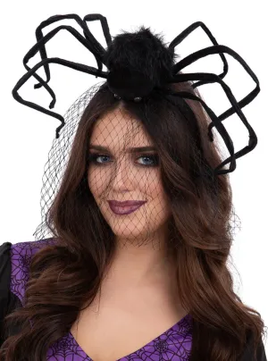 Creepy Crawly Black Spider Halloween Costume Headpiece