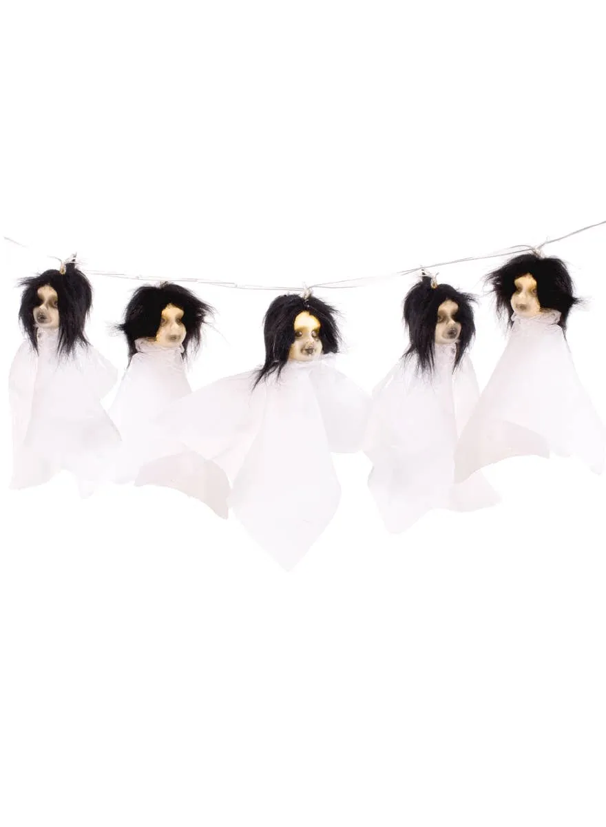 Creepy Doll Garland Halloween Decoration