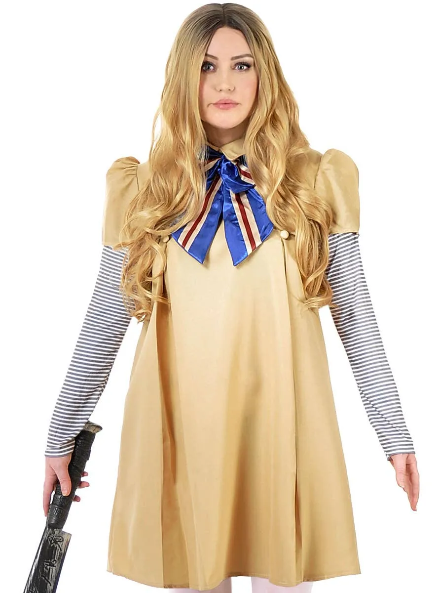 Creepy Doll Womens Megan Halloween Costume