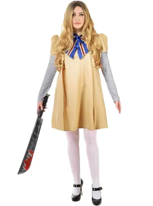 Creepy Doll Womens Megan Halloween Costume