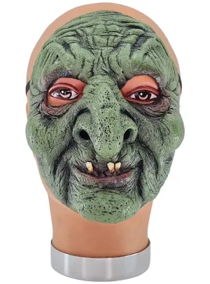 Creepy Green Witch Face Latex Halloween Costume Mask