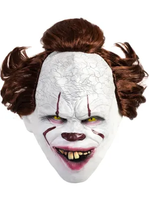 Creepy Pennywise Clown Latex Halloween Costume Mask