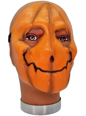 Creepy Pumpkin Face Latex Halloween Costume Mask