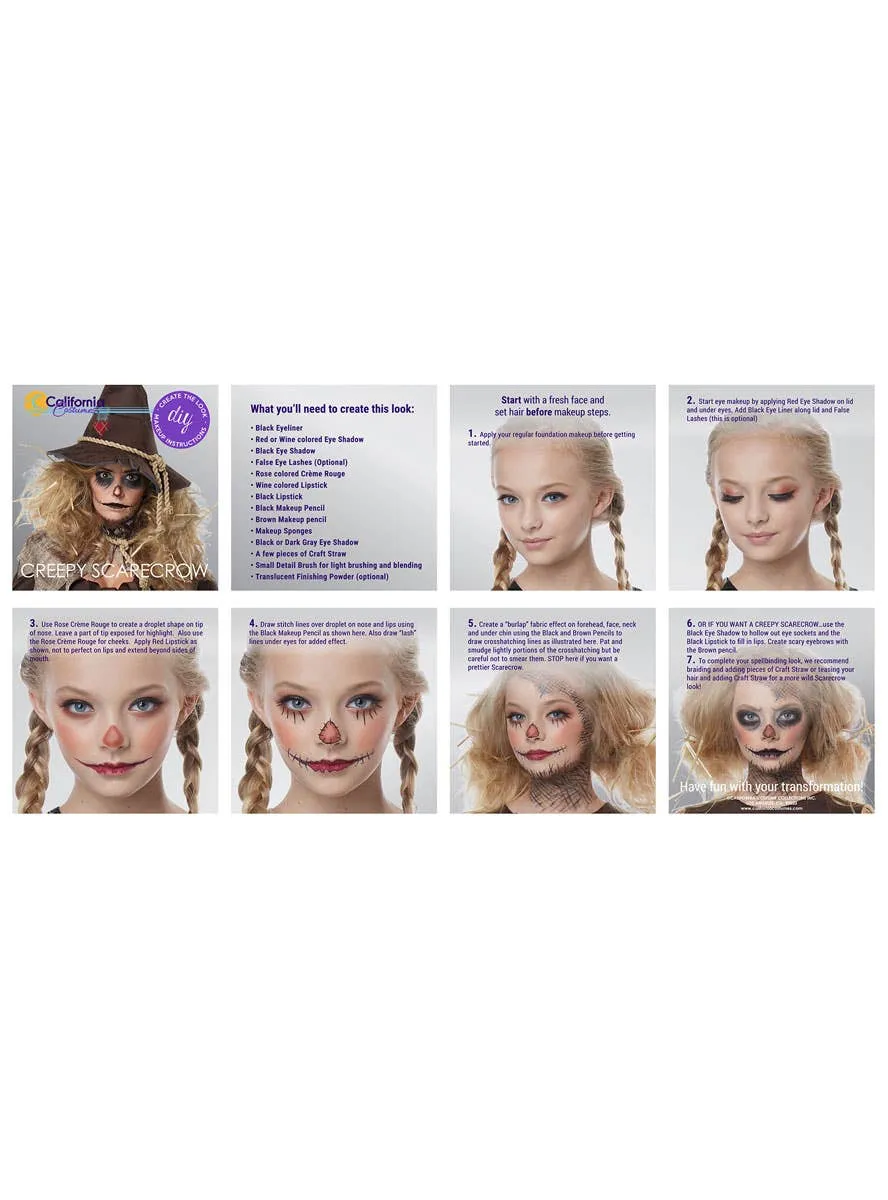 Creepy Scarecrow Womens Halloween Costume