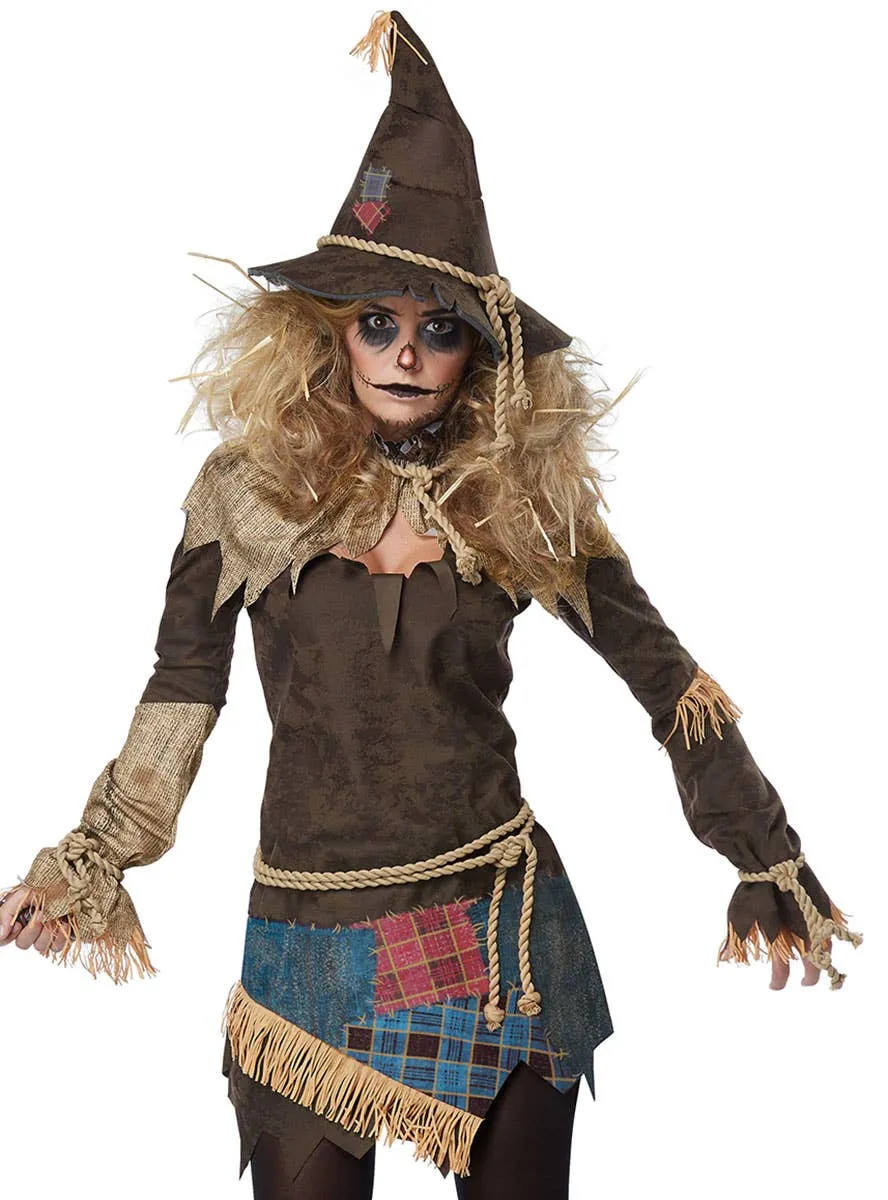 Creepy Scarecrow Womens Halloween Costume