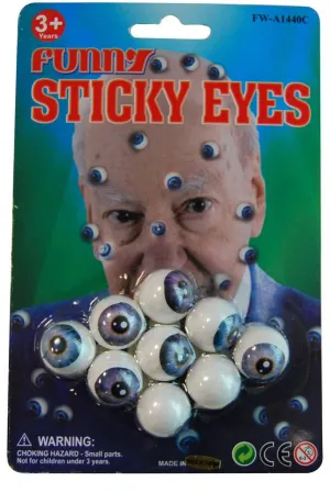 Creepy Stick On Eyeballs Halloween Effects