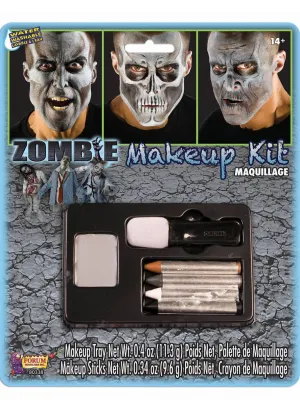 Creepy Zombie Halloween Costume Makeup Kit