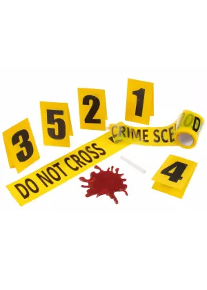 Crime Scene Investigation Kit Halloween Decoration