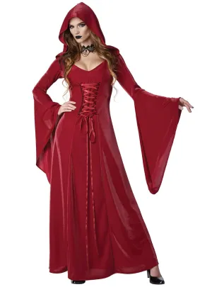 Crimson Red Priestess Womens Halloween Costume