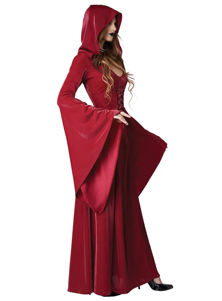 Crimson Red Priestess Womens Halloween Costume