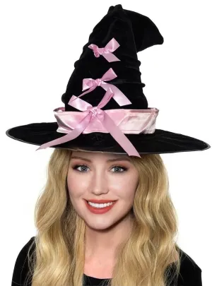 Crooked Pretty Witch Halloween Hat
