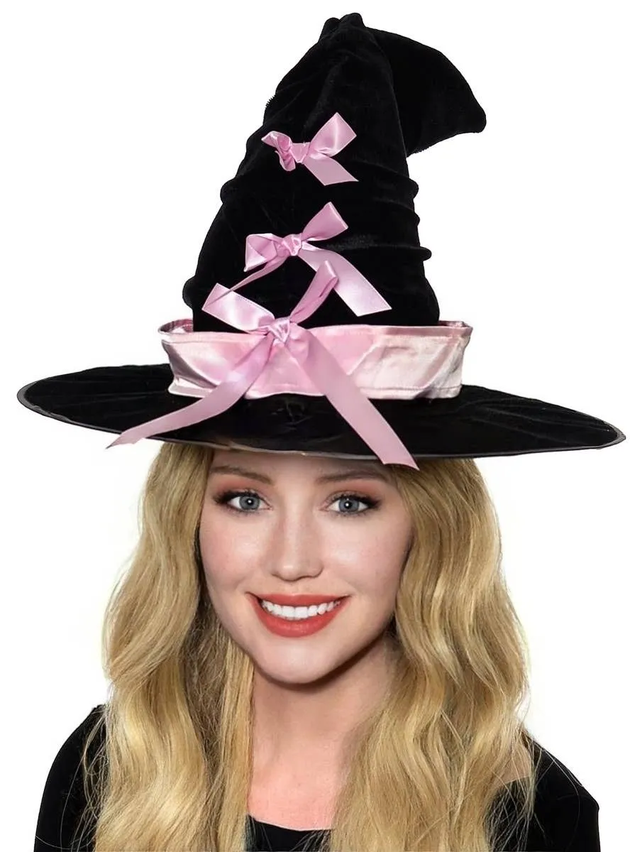 Crooked Pretty Witch Halloween Hat
