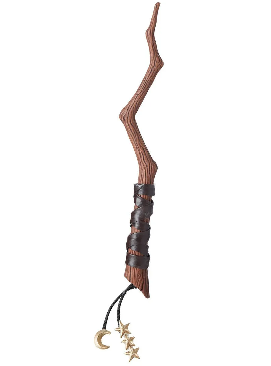 Crooked Wooden Look Witches Wand Accessory