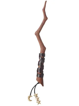 Crooked Wooden Look Witches Wand Accessory