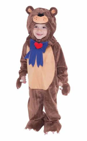 Cuddly Teddy Bear Toddlers Onesie Costume