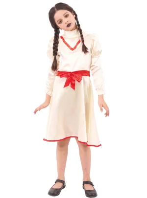 Cursed Doll Girls Annabell Inspired Halloween Costume