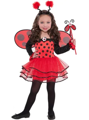 Cute Ballerina Ladybug Girls Costume